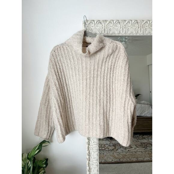 Free People Fluffy Fox Oversized Sweater - Picture 2 of 7